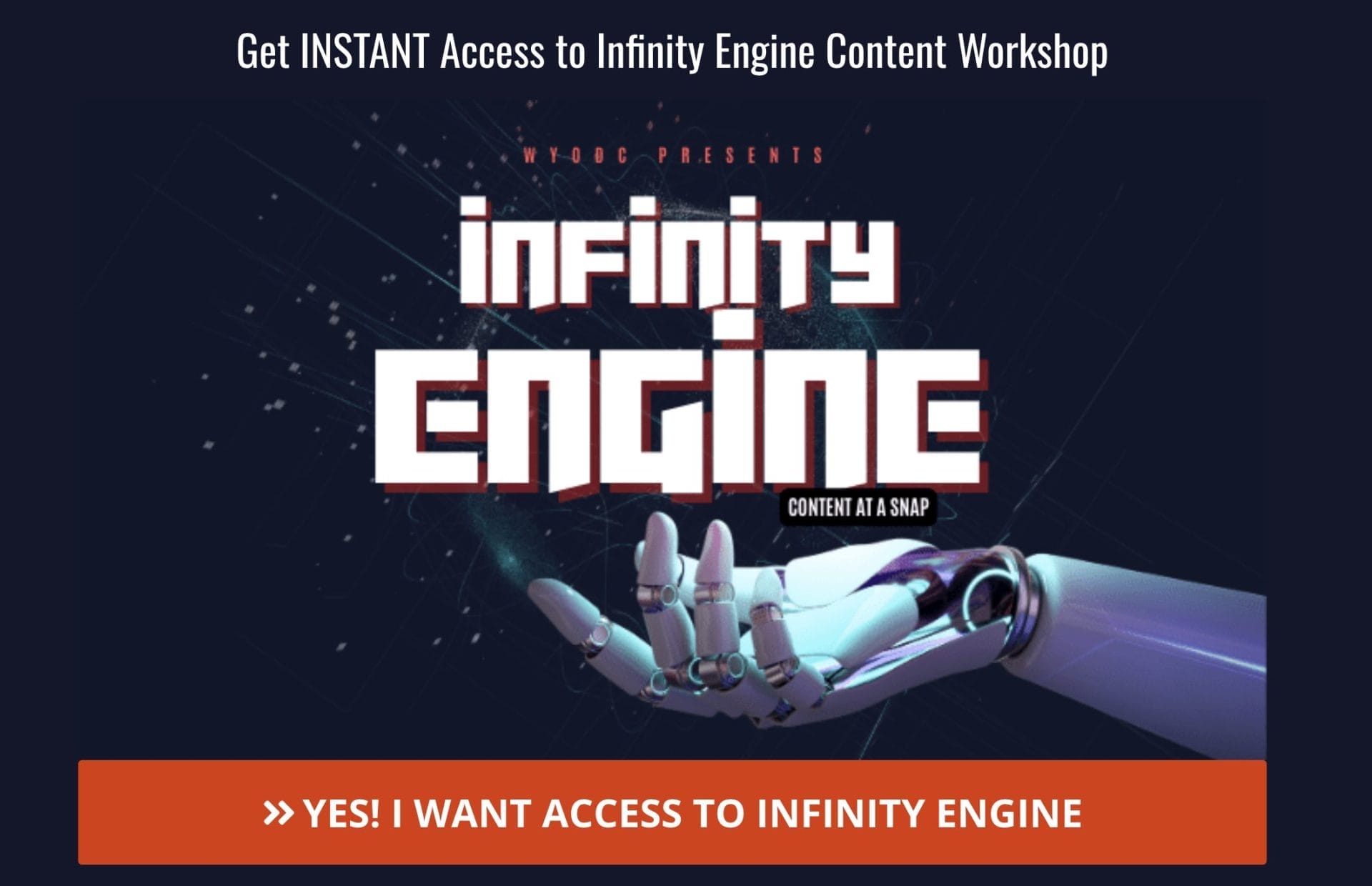 Kenneth Yu – Infinity Engine – Content Creation Workshop